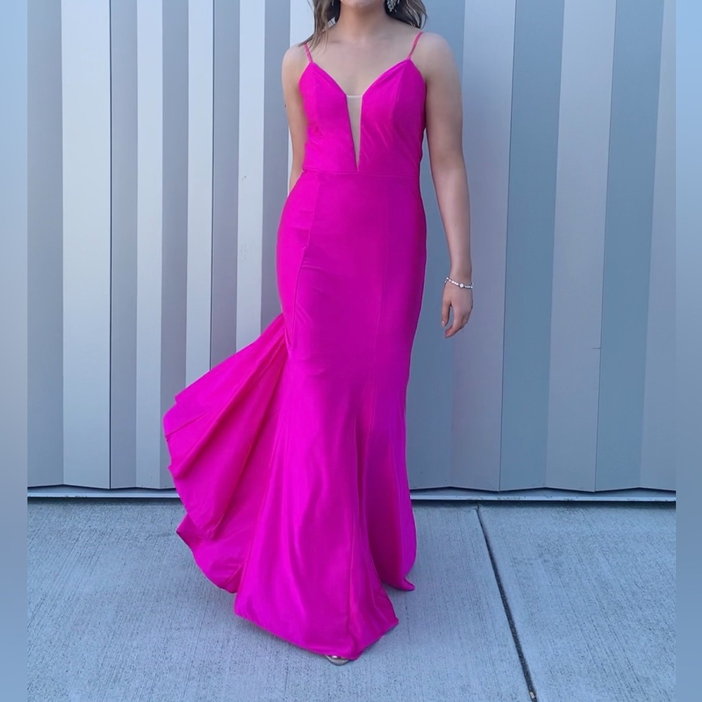 Boutique Pink Evening Gown